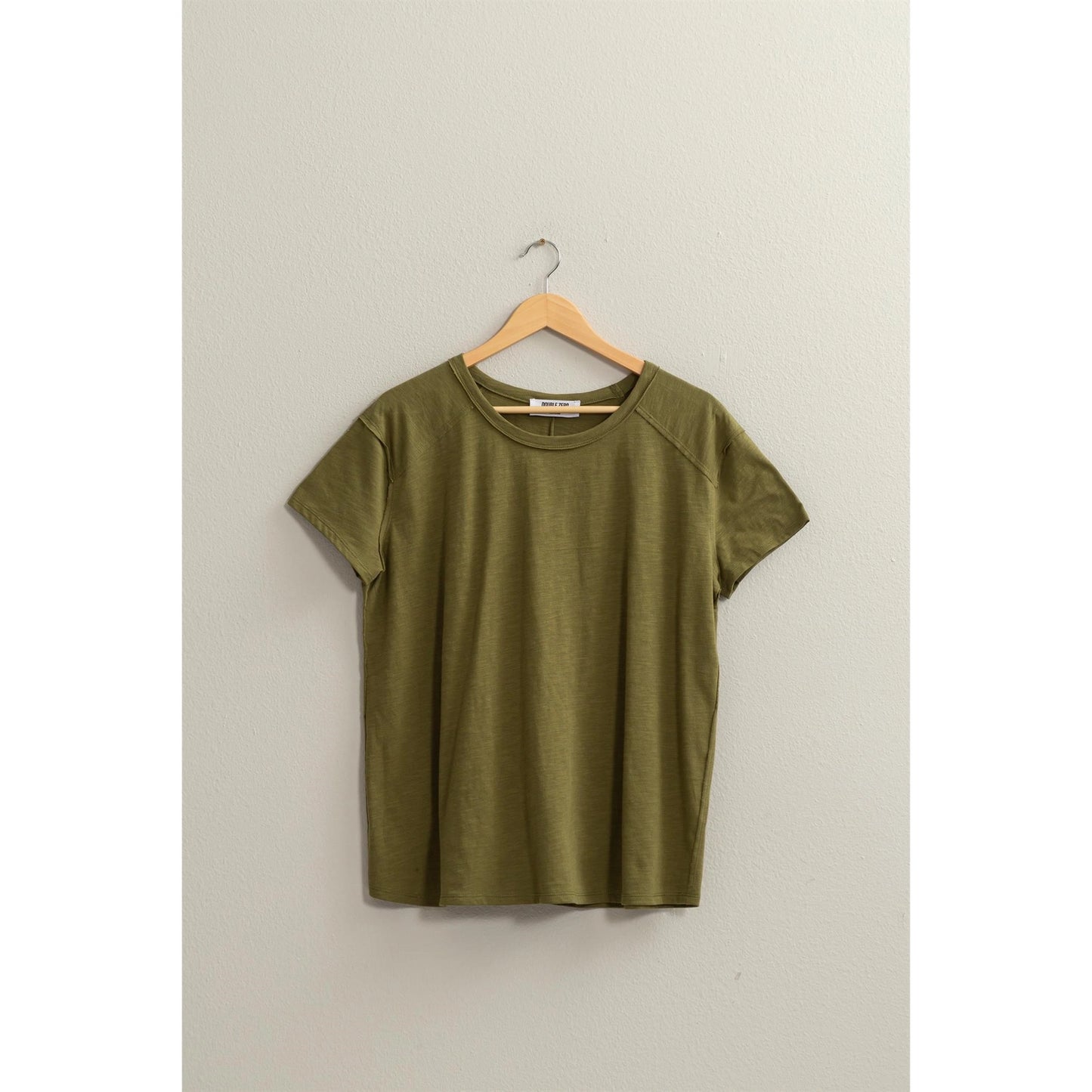Moss Green Oversized Tee