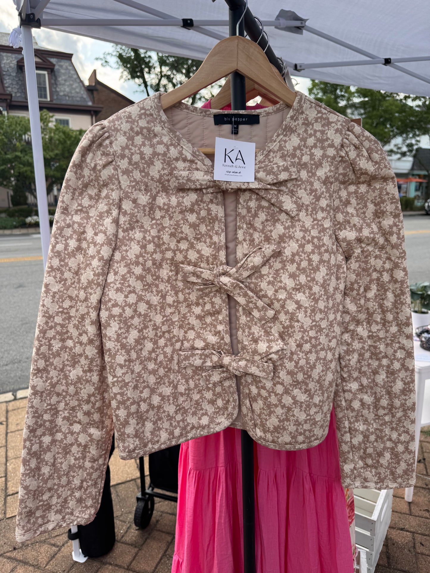 Quilted Floral Jacket