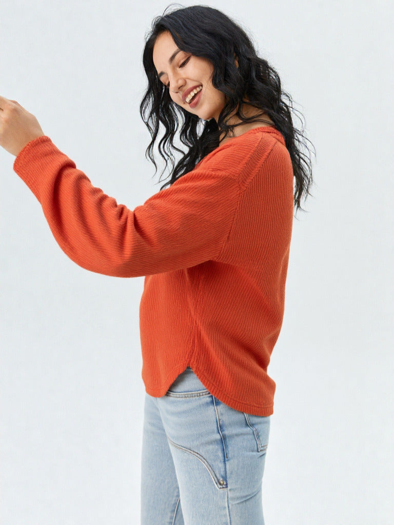 Sienna Henley Knit Top
