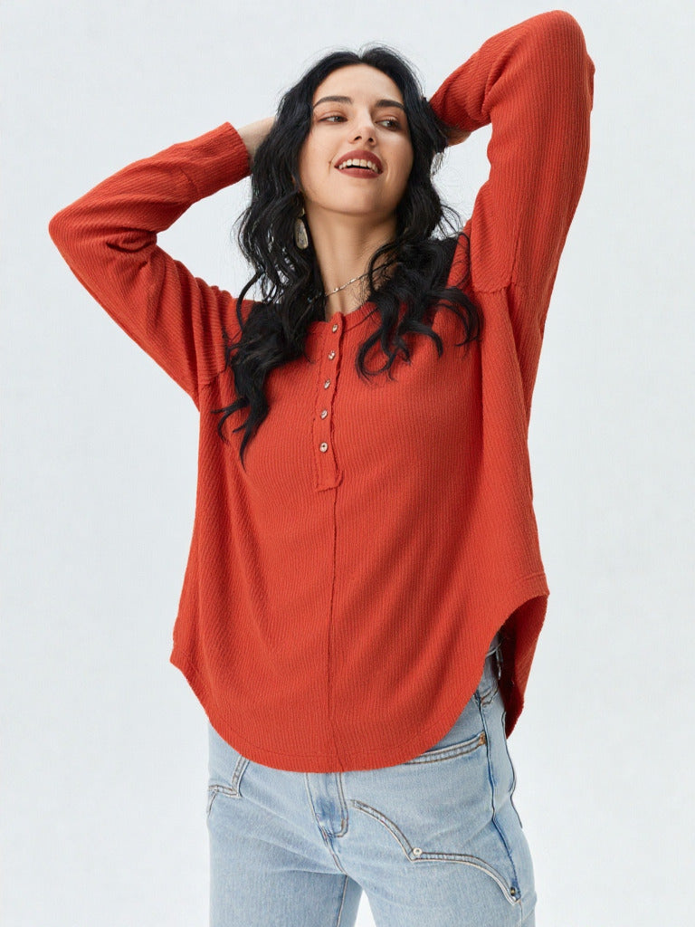 Sienna Henley Knit Top