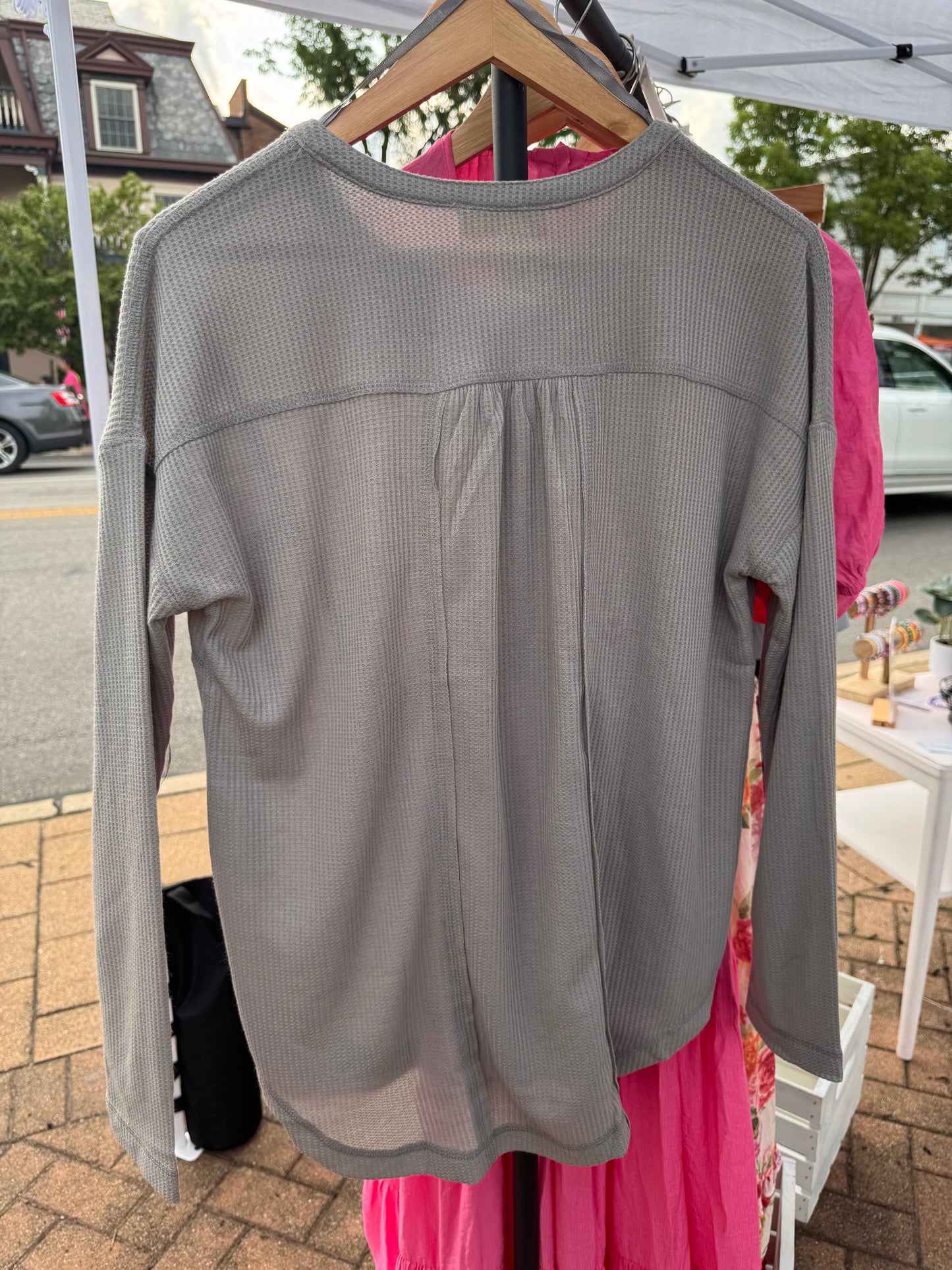Amelia Waffle Top