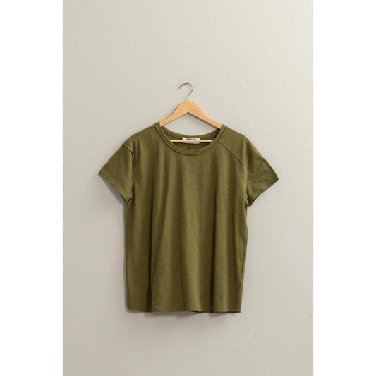 Moss Green Oversized Tee