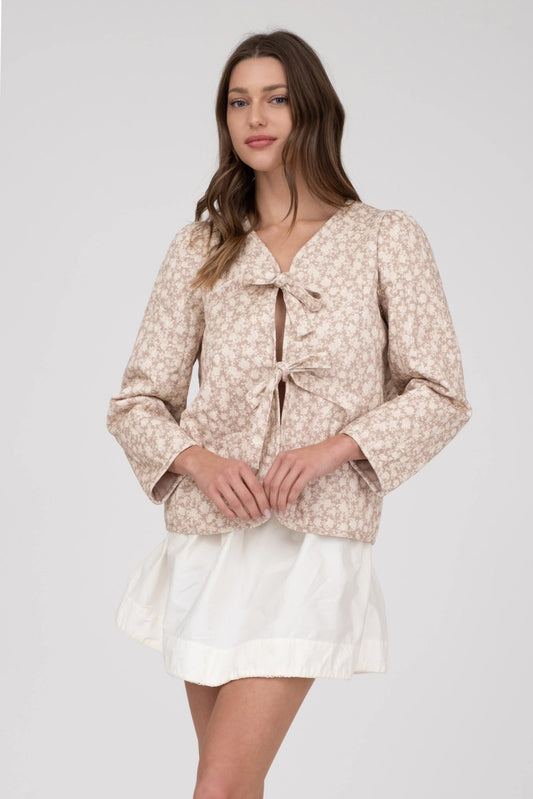Quilted Floral Jacket
