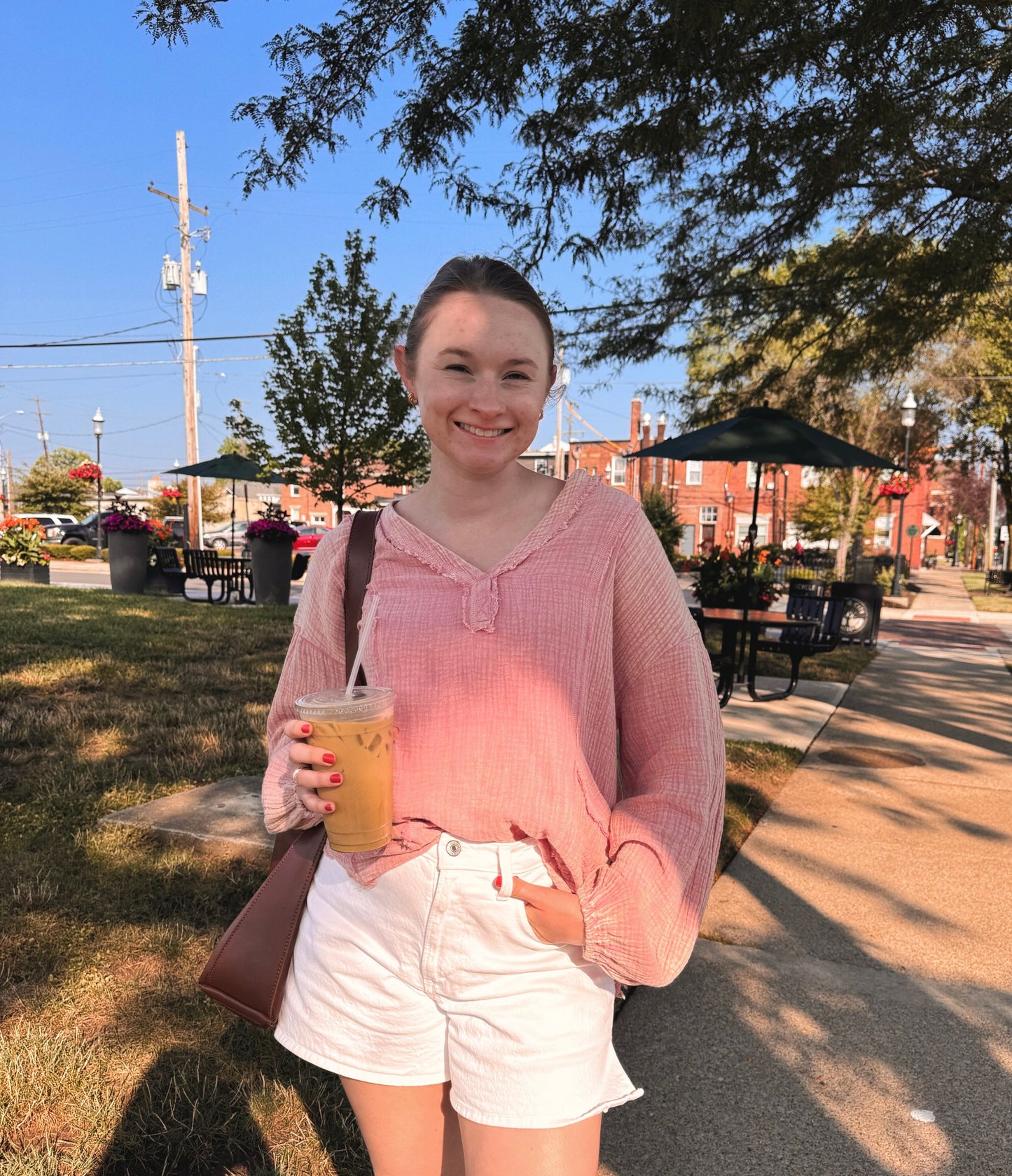 Marina Mauve Top