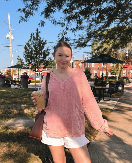 Marina Mauve Top