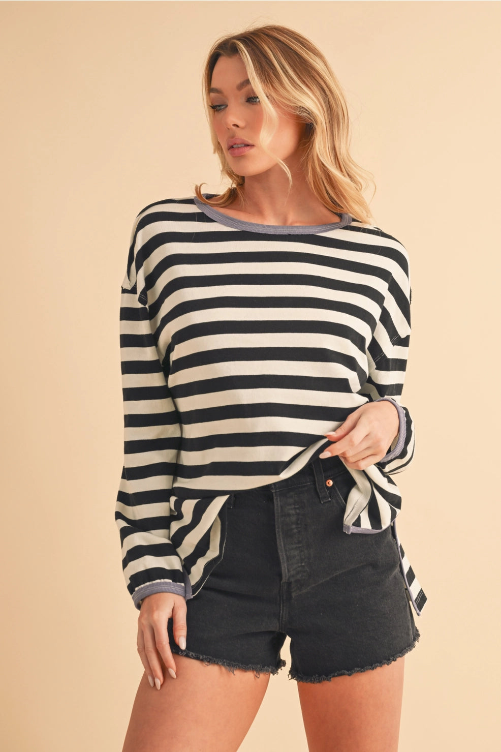 Iris Striped Top
