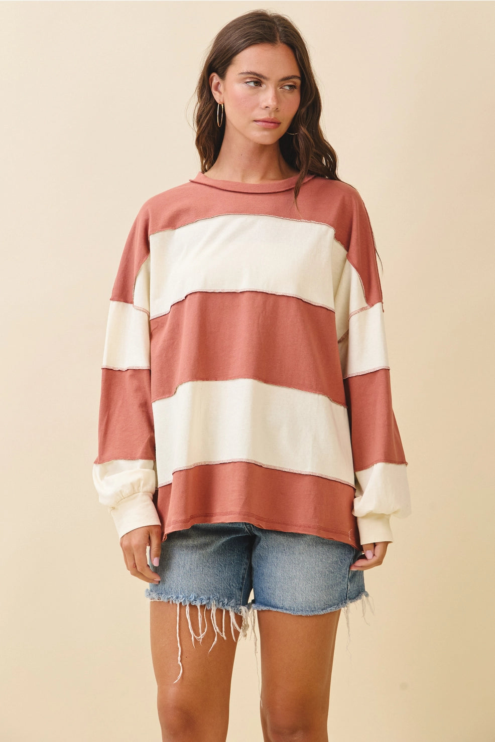 Autumn Striped Top