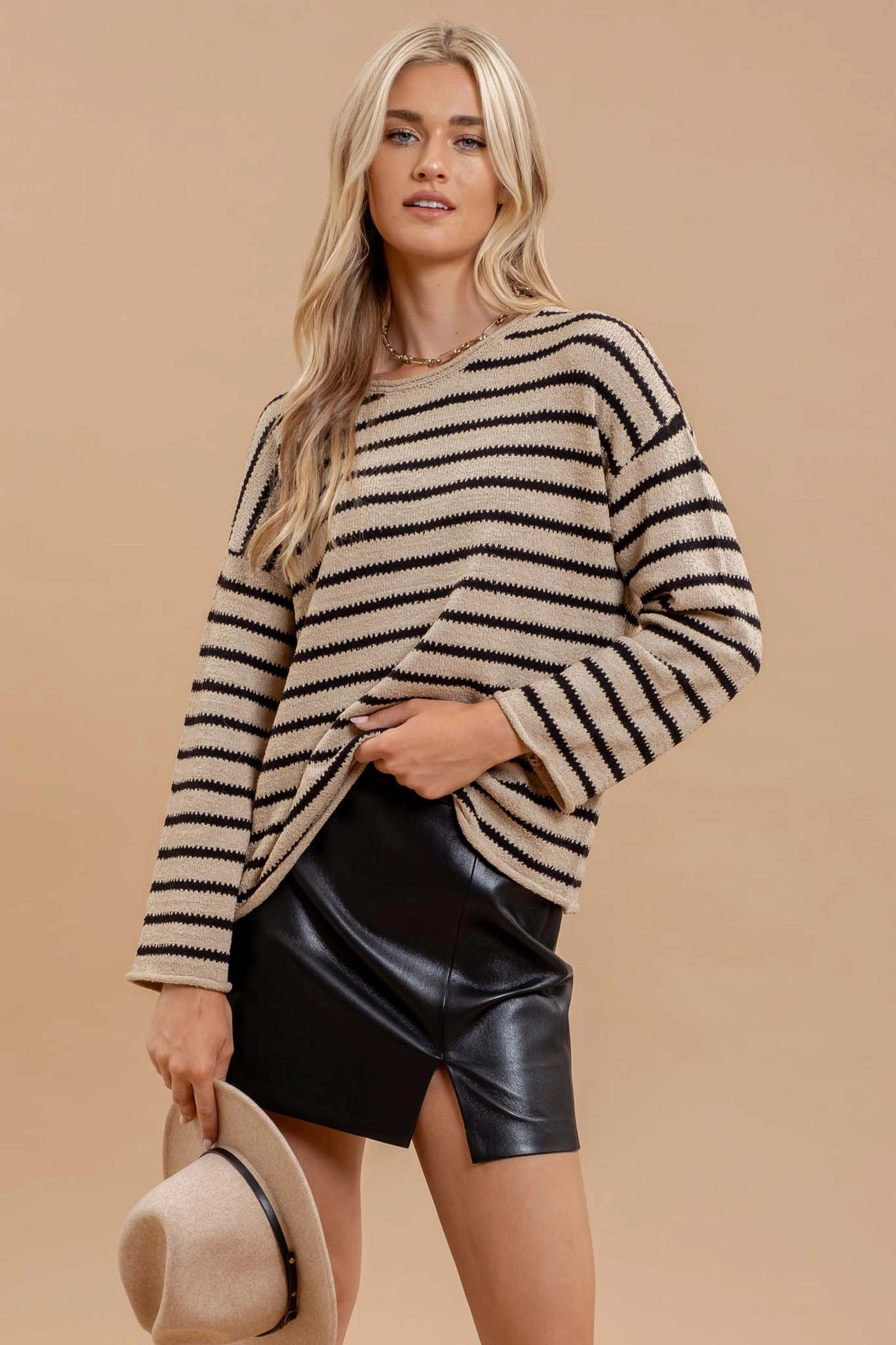 Claire Boat Neck Sweater