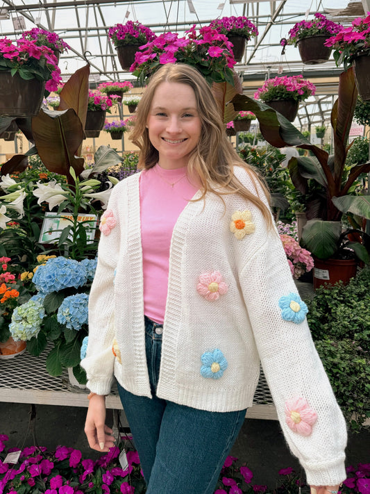Flower Power Cardigan